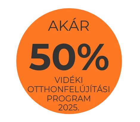 Akár 50% Vidéki Otthonfelújítási Program 2025